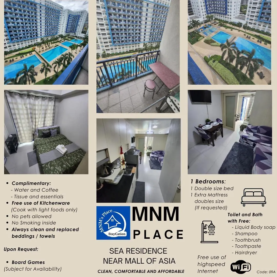 Mnm Place - Sea Residence 9A Manila